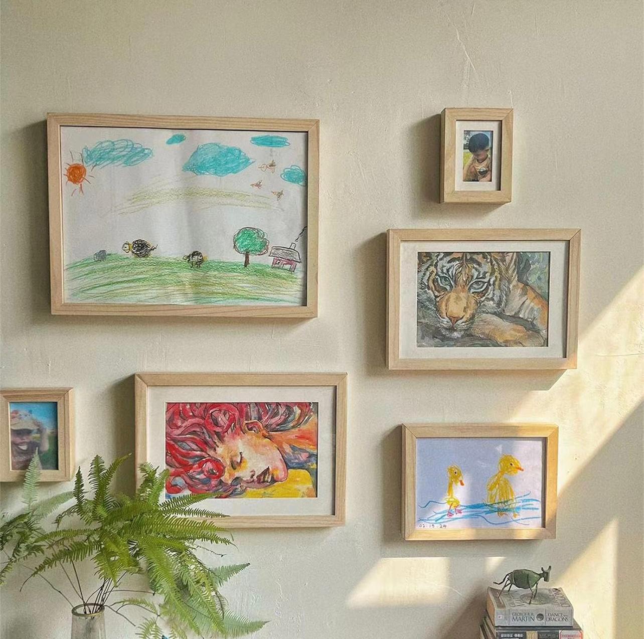 Wooden Kids Art Frame A4 Size